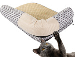 Lit pour chat matelas de couchage griffoir s