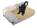 Lit pour chat matelas de couchage griffoir s