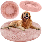 Lit pour chien pelucheux lit pour chat coussin doux lit pour canapé 80cm