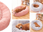 Lit pour chien pelucheux lit pour chat coussin doux lit pour canapé 80cm