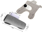 Masseur de jambe chauffant avec compression pour les mollets