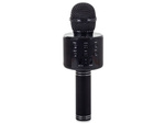 Microphone sans fil bluetooth enceinte karaoké modulateur de voix rond