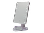 Miroir cosmétique éclairé 16 led large