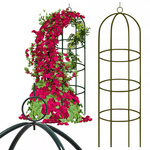 Pergola de jardin colonne de support de fleurs pour plantes grimpantes cloche d'arc pour rosiers 190