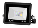 Projecteur halogène led 20w 6000k extérieur étanche ip66