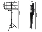 Pulpit stand regulated folding cover 130cm