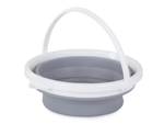 Seau en silicone couvercle pliant 5l