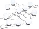 Set de 10 miroirs de coiffeuse à led pour le maquillage