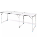 Table de voyage table de jardin pliante poignée grande 180x60 caisse