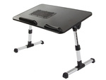 Table pour ordinateur portable table pliante ventilateur de refroidissement