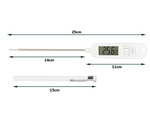 Thermomètre de cuisine digital lcd pour le vin et la viande