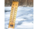 Thermomètre de maison en bois pour l'extérieur et l'intérieur