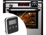 Thermomètre digital avec thermosonde pour rôtir la viande fumoir minuterie alarme lcd