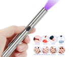 Torche led uv spotlight stylo aimant testeur usb