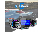 Transmetteur fm bluetooth usb 5.0 multifonctionnel 8in1