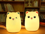 Veilleuse led chat rgb telecommande