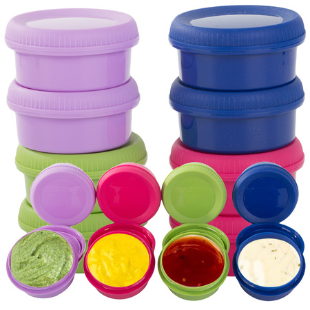 Dip-behälter für dips sossen 80ml 8er deckel dressing set