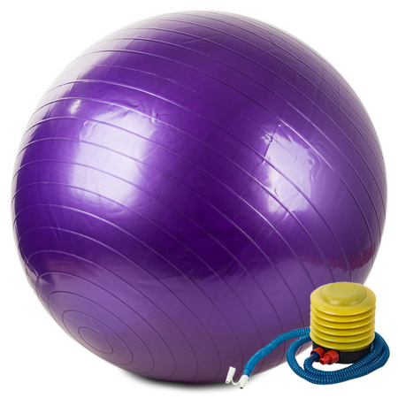 Gymnastikball für fitness 75cm pumpe