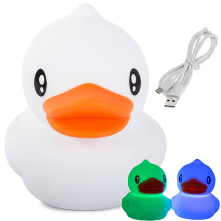 Kinder nachtlicht led ente rgb touch usb