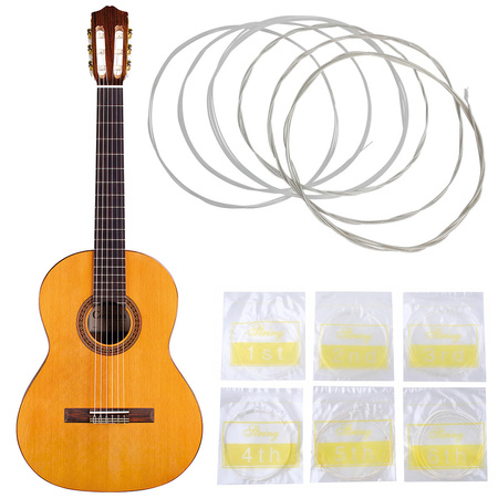 Klassikgitarre saiten nylon 6 stück alice