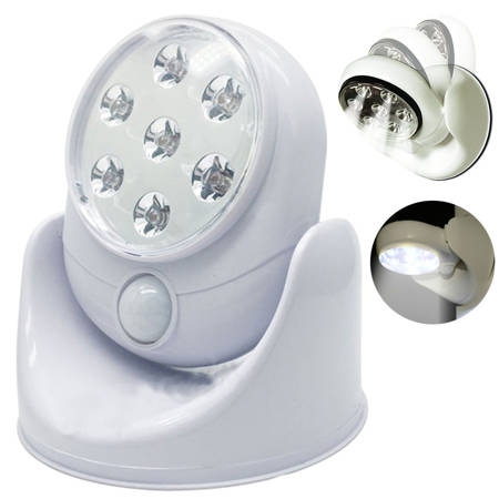 Lampe 7 led drahtlos mit bewegungssensor 360