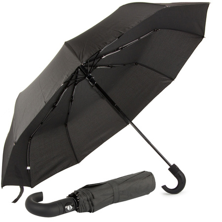 Regenschirm klappschirm automatik schwarz unisex