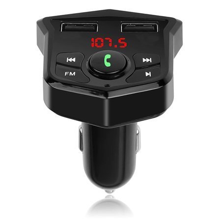 Transmitter fm sd mp3 bluetooth charger 2xusb lcd