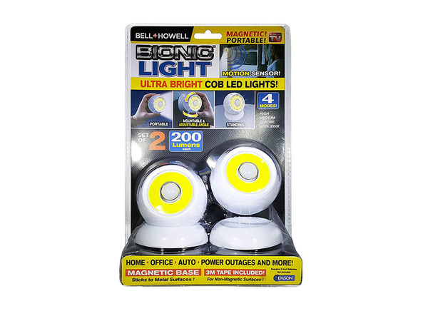 2x led cob 360 batterie-lampe magnes free