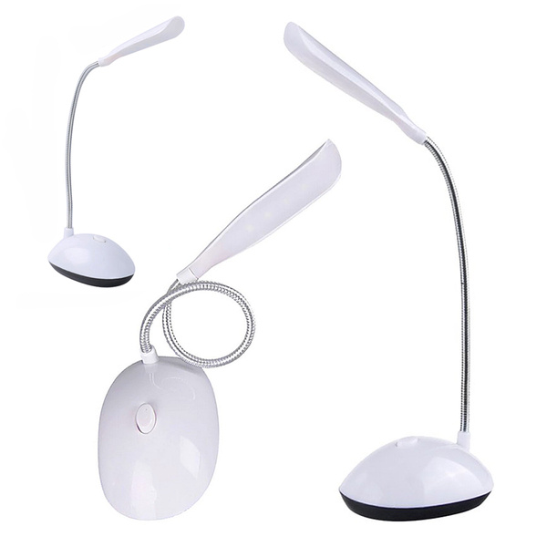 4led schule schreibtischlampe nachttisch weiss