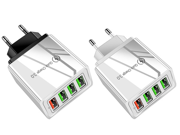 4xusb quick charge 3.0 netzladegerät