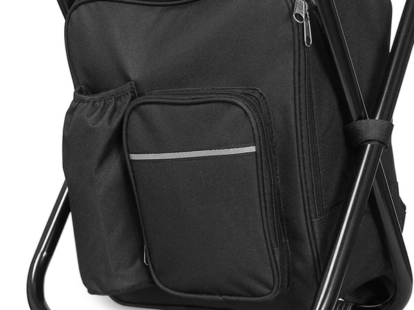 Angelstuhl mit rucksack falttasche 3in1