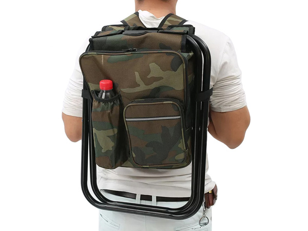 Angelstuhl mit rucksack falttasche 3in1