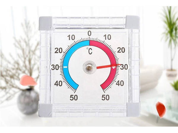 Aussenfenster selbstklebendes thermometerfenster