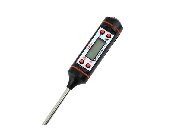 Digitales lcd küchenthermometer wein fleischsonde