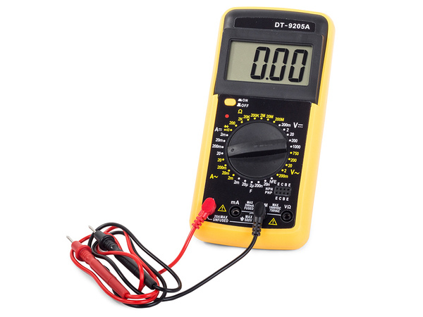 Digitales multimeter strommessgerät dt9205a lcd cyfra