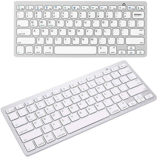 Drahtlose bluetooth-tastatur für pc ipad mac klein schlank low-profile