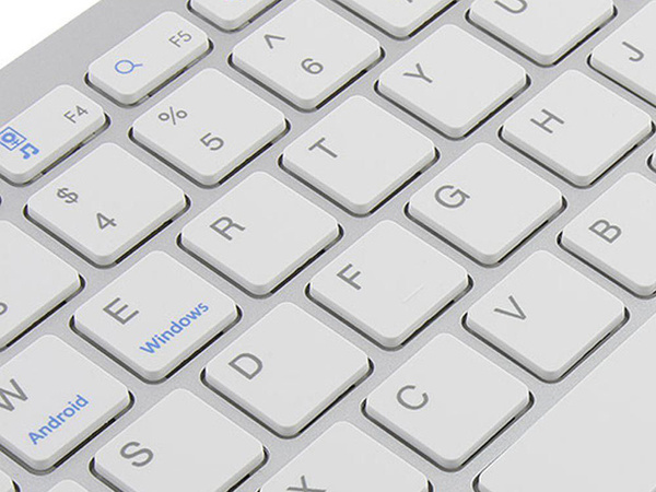 Drahtlose bluetooth-tastatur für pc ipad mac klein schlank low-profile