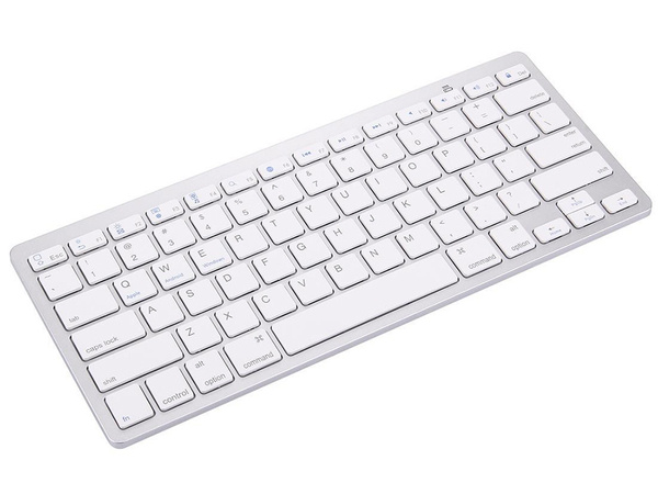 Drahtlose bluetooth-tastatur für pc ipad mac klein schlank low-profile