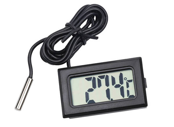 Elektronisches lcd-thermometer mit digitalem ofenfühler