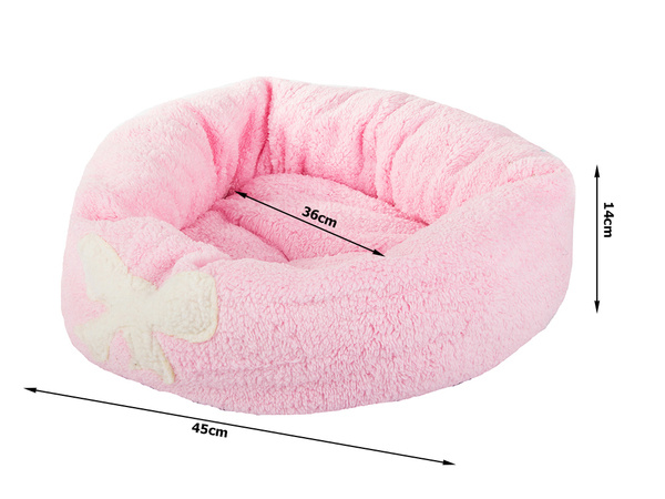 Flauschiges hundebett katzenbett weich 45cm