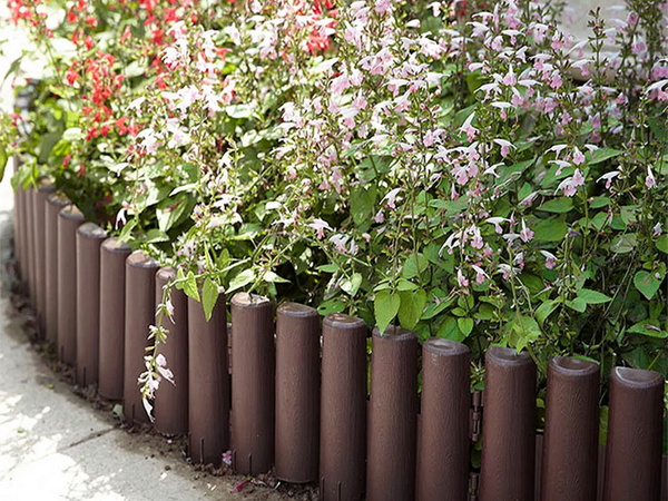 Garden palisada garden barrier fence 215cm 8 elem.