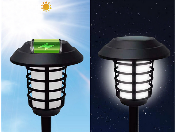 Gartenlampe solar fackel laterne rgb fernbedienung