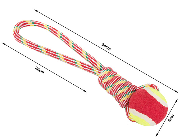 Hundespielzeug spielzeug tug rope strong ball