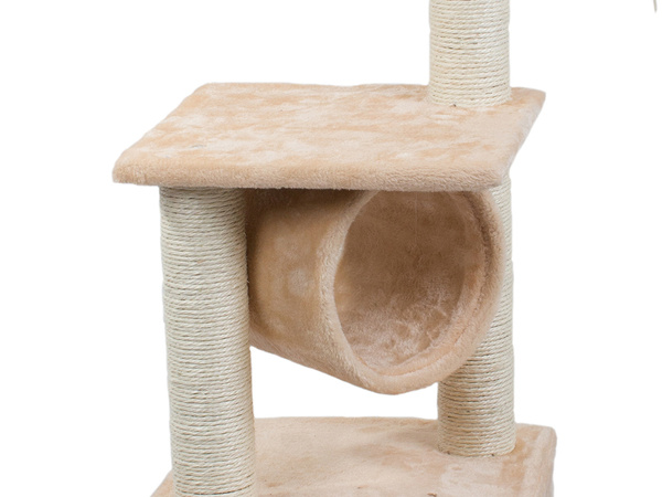 Katze kratzbaum baumhaus turm bett 92cm