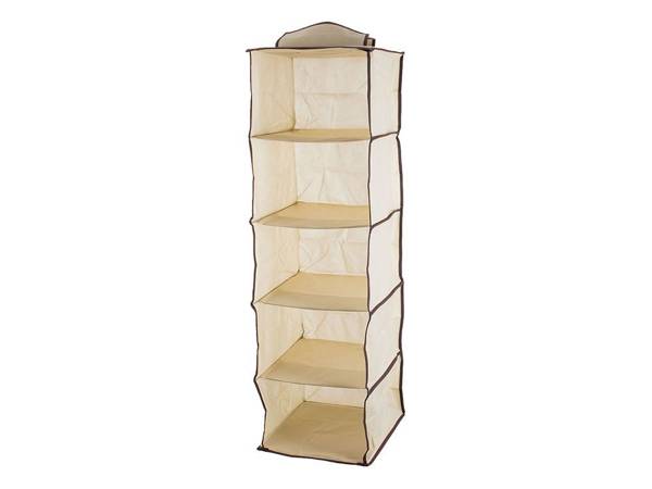 Kleiderschrank organizer hängeregal mit 5 böden 100cm