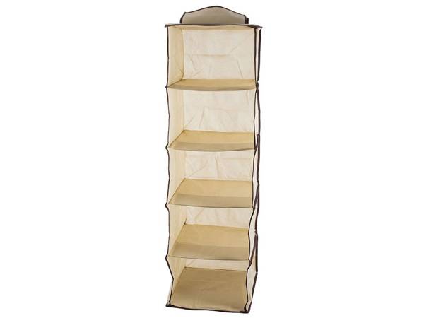 Kleiderschrank organizer hängeregal mit 5 böden 100cm