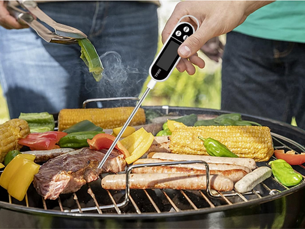 Küchenthermometer mit sonde für grillfleisch wasser