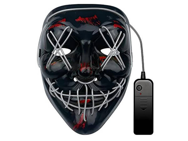 Leuchtende led maske halloween party purge