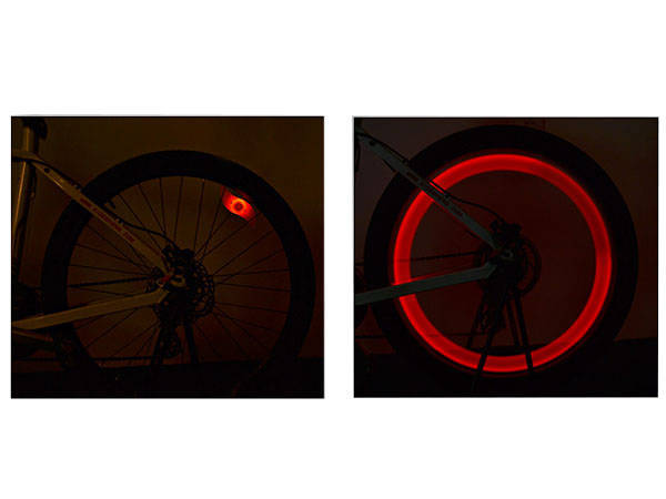 Leuchtende speichenkappe led rad fahrrad motorrad