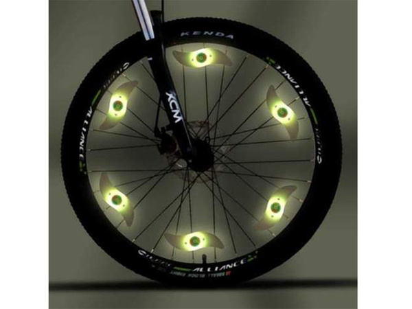 Leuchtende speichenkappe led rad fahrrad motorrad